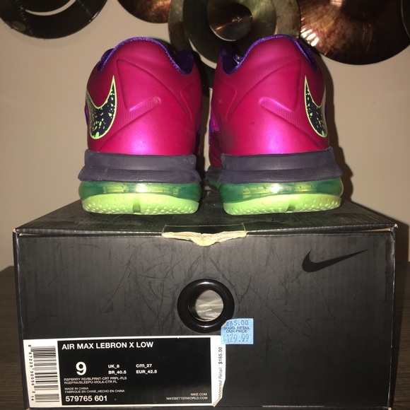 LeBron X Low Raspberry - Picture 3 of 3